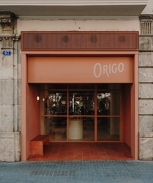 isern serra curates terracotta 'origo' café interiors for barcelona's sant antoni neighborhood