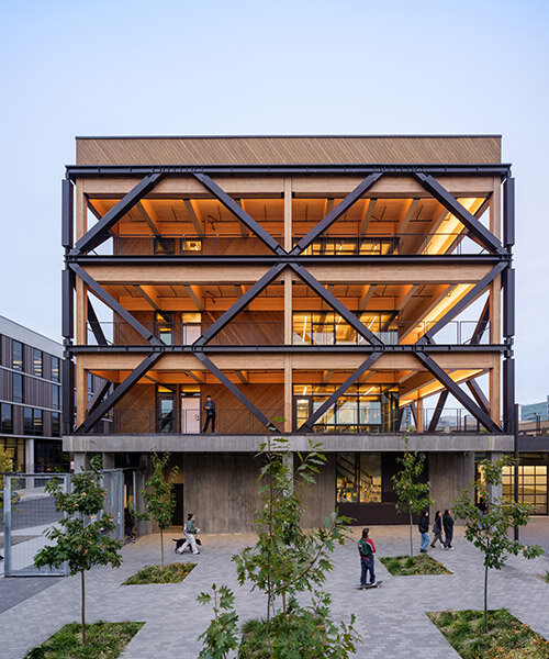 studio gang completes hybrid mass timber expansion of california college of the arts