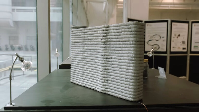 3D printed concrete blocks