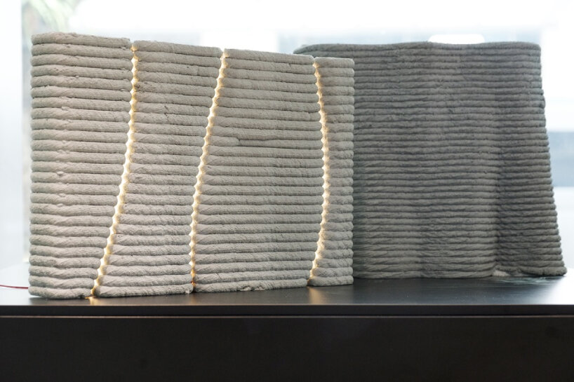 3D printed concrete blocks