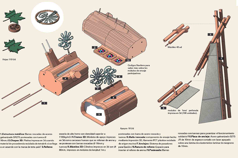 5th mugak/ biennial erects three architectural installations in squares of basque country
