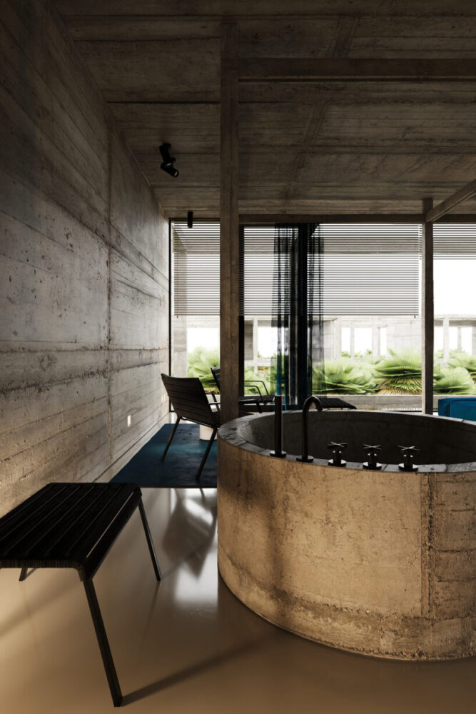 igor sirotov architects' concrete villa in bali