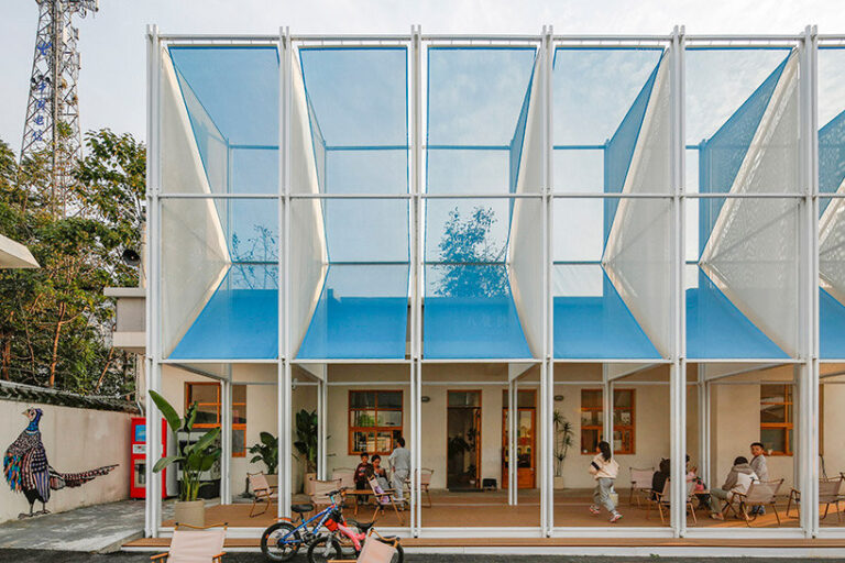 modular renovation by people's architecture office meets rural heritage