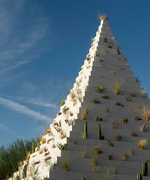 the living pyramid to bloom in the coachella valley: agnes denes commissioned for desert X