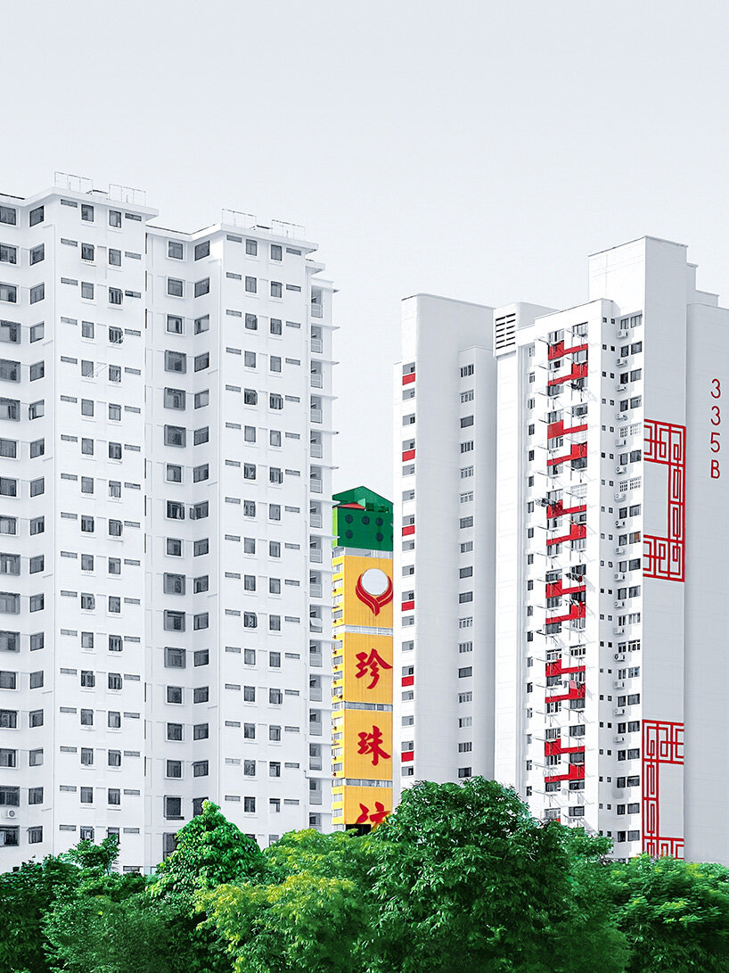 everyday scenes of singapore become 1980s-inspired visuals through nicolas damiens' lens