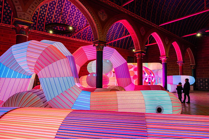 hot pink trees and AI wisdom take over historic french château in ENESS’s exhibition