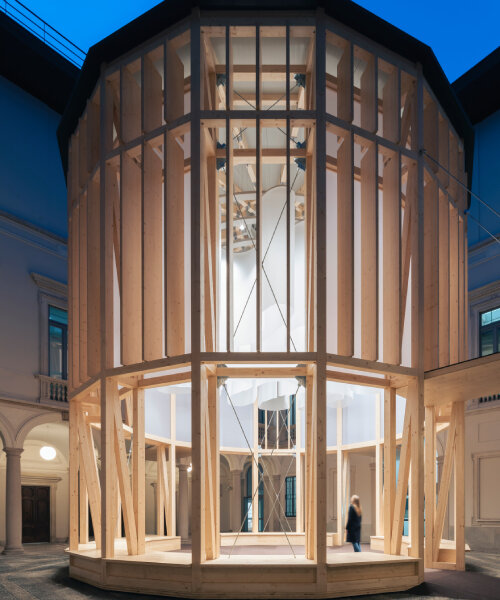 interview: palazzo citterio in milan reopens with temple-inspired pavilion by mario cucinella