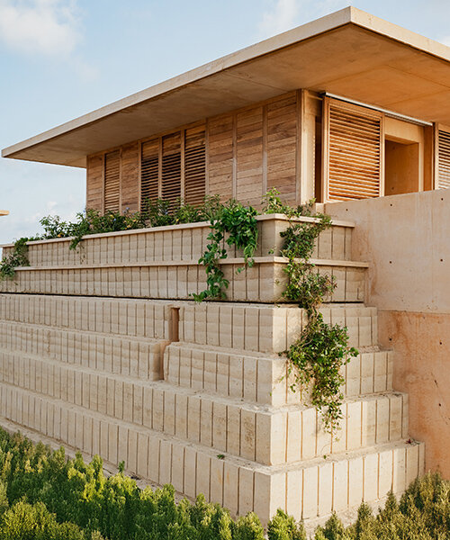 kymaia hotel's sandy, stepping suites emerge from coast of puerto escondido, mexico