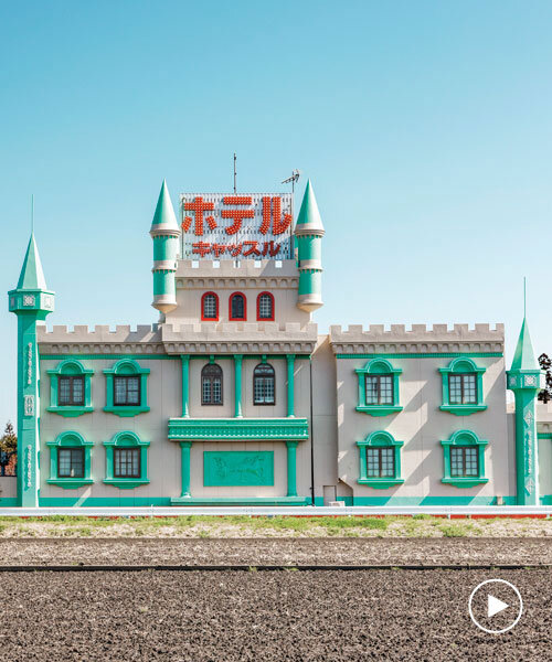 peculiar facades of roadside love hotels paint françois prost's japan photo diary