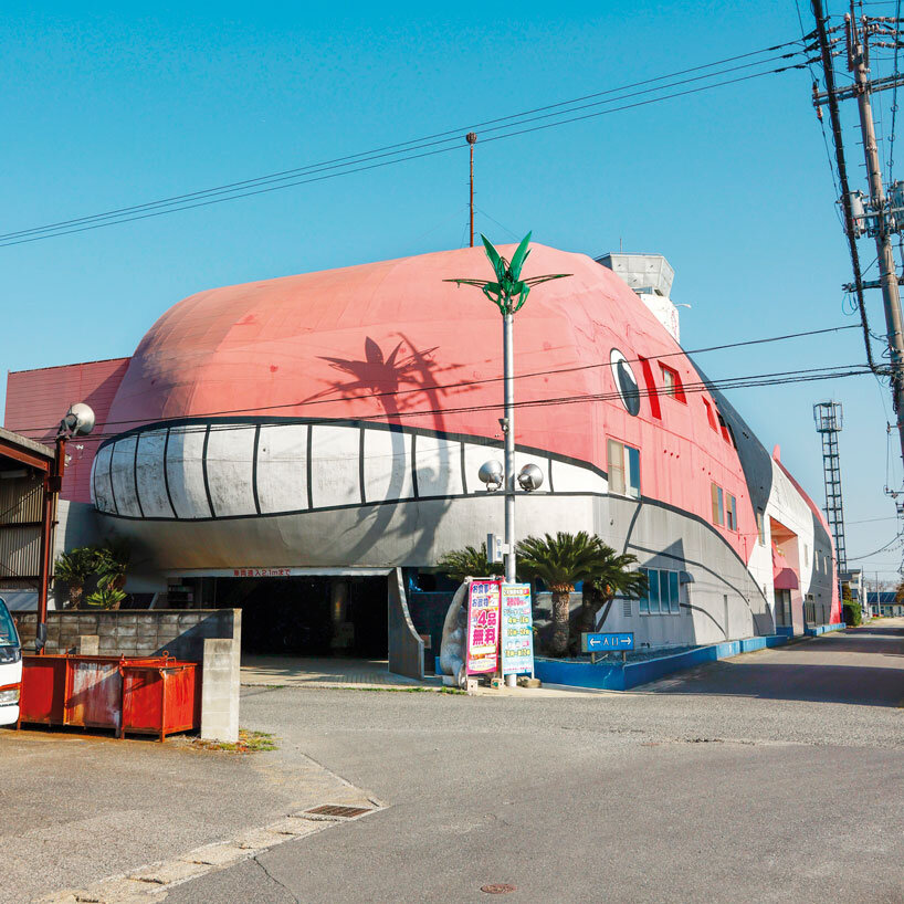 peculiar facades of roadside love hotels paint françois prost's japan photo diary