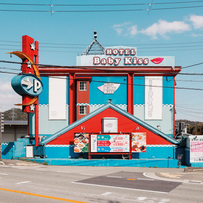 peculiar facades of roadside love hotels paint françois prost's japan photo diary