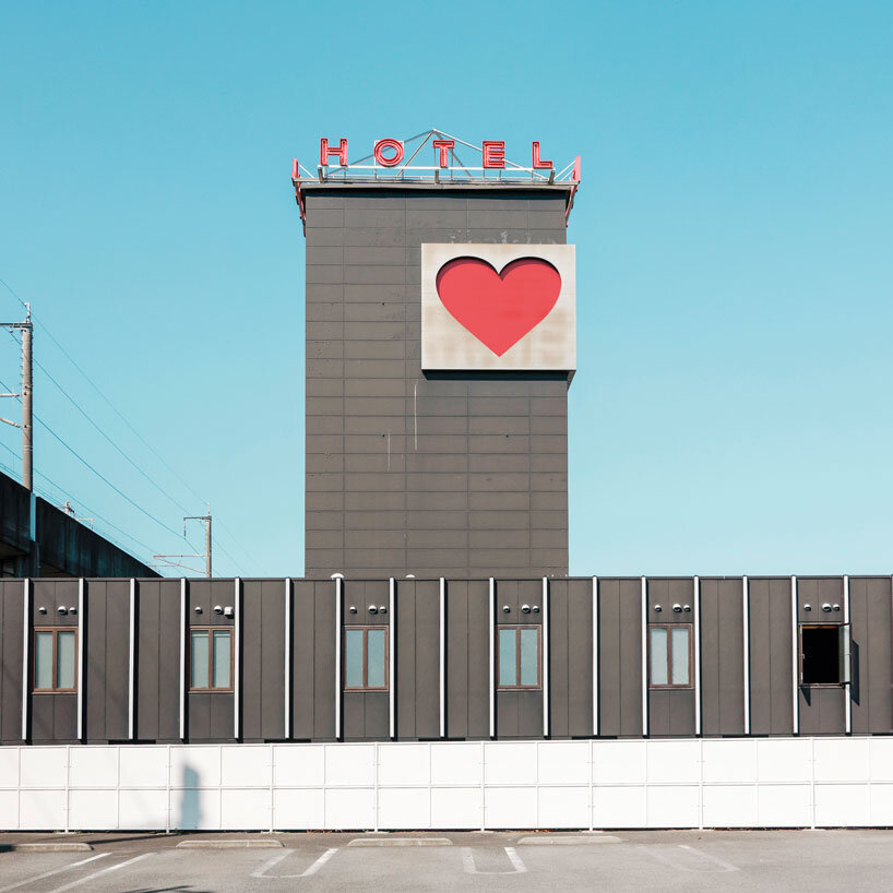 peculiar facades of roadside love hotels paint françois prost's japan photo diary