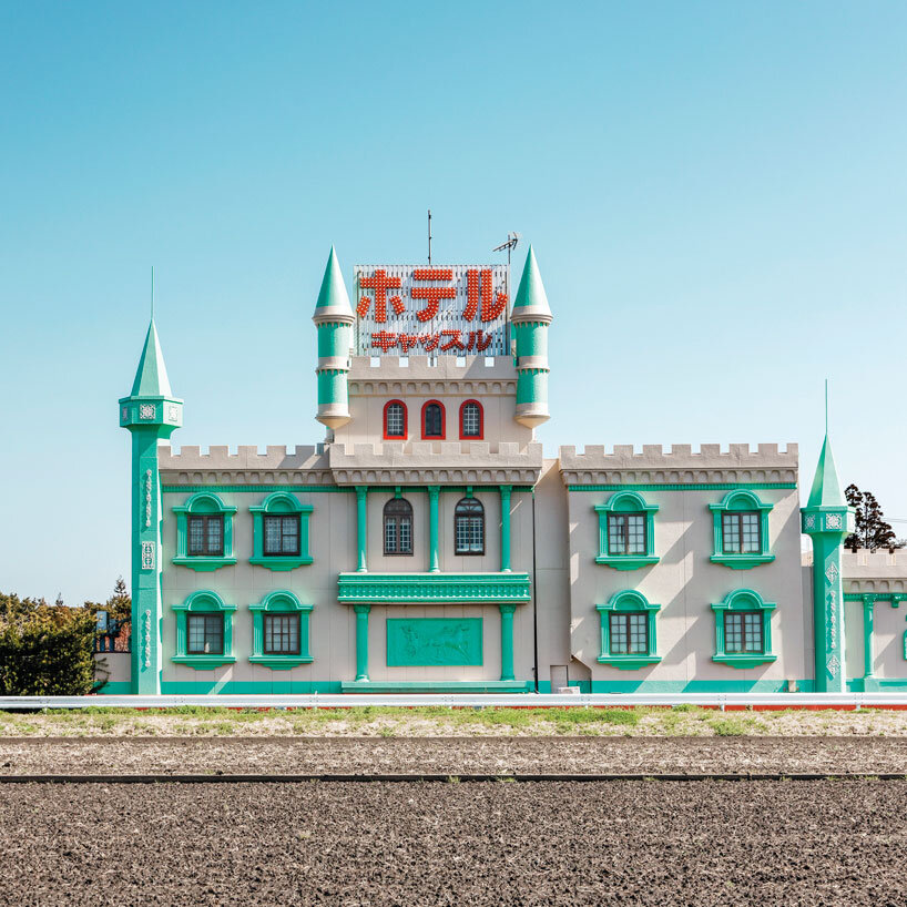 peculiar facades of roadside love hotels paint françois prost's japan photo diary