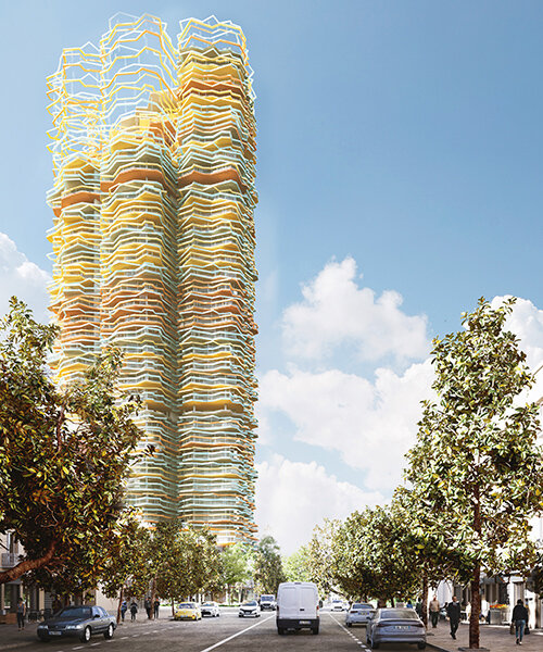 selgascano plans kaleidoscopic 'rozafa hotel tower' as vivid icon for shkroda, albania