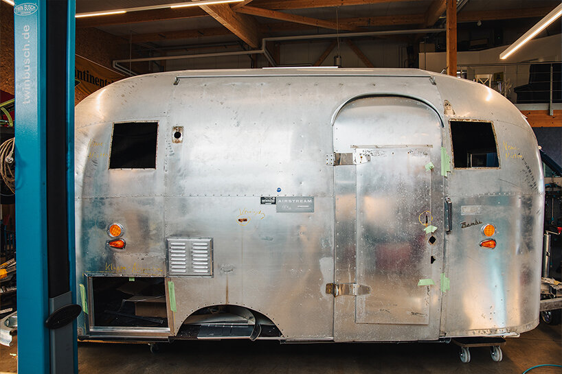 wagner transforms airstream trailer into mobile working space, touring germany in 2025