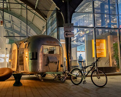 wagner transforms airstream trailer into mobile working space, touring germany in 2025