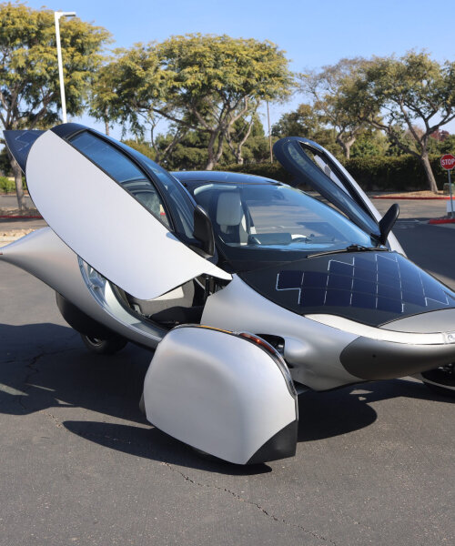 aptera brings production-ready solar electric car with three wheels to CES 2025