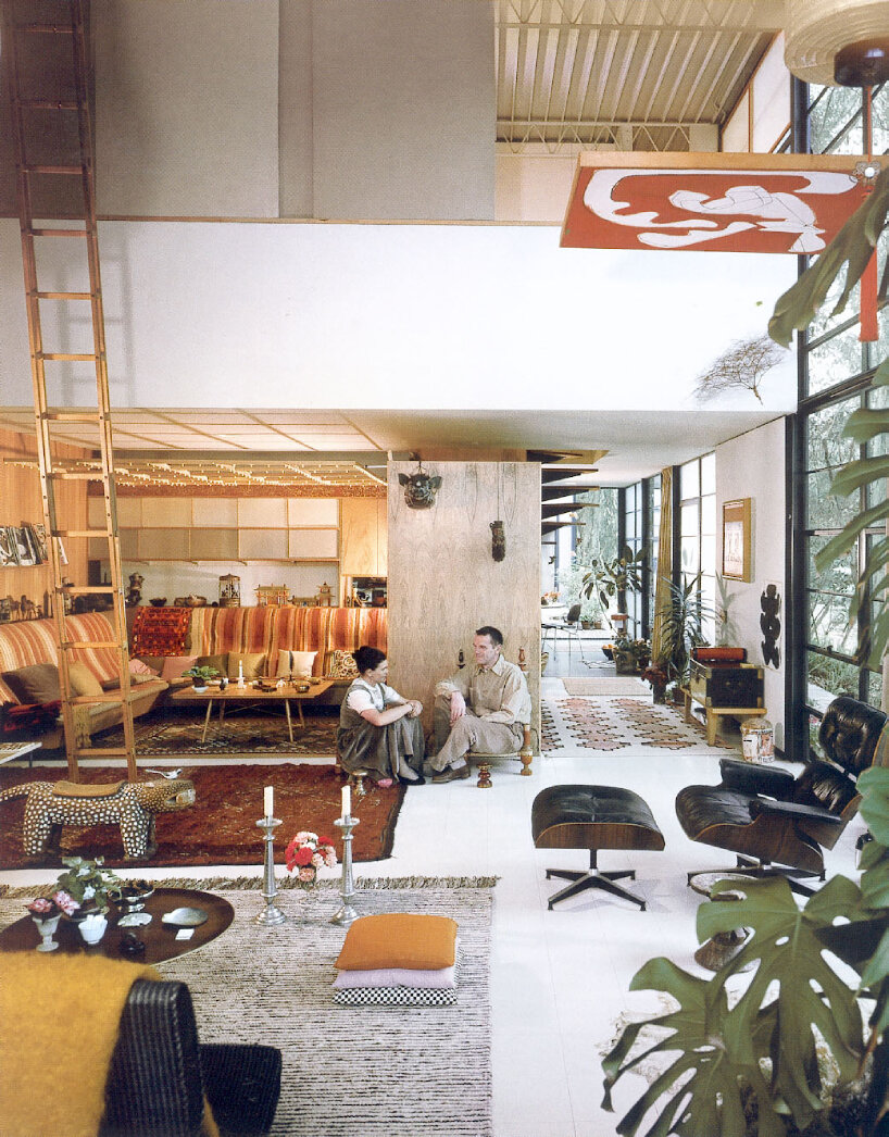 Inside the Eames House