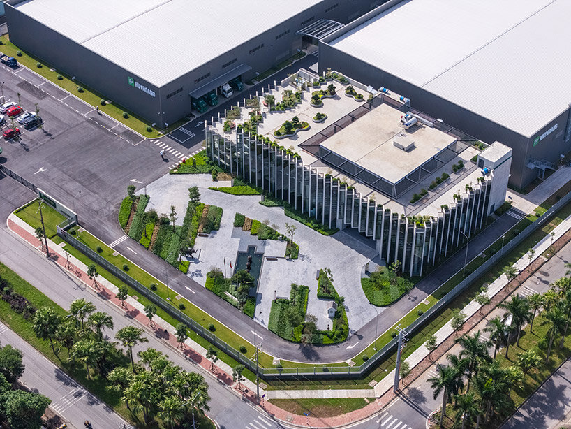 Concrete Louvers Wrap This Vietnam Factory by Baumschlager Eberle Architekten