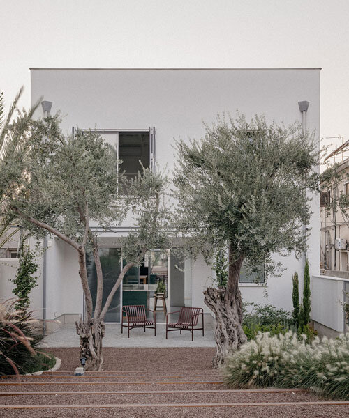 restored kaimakli residence in cyprus develops around two internal courtyards