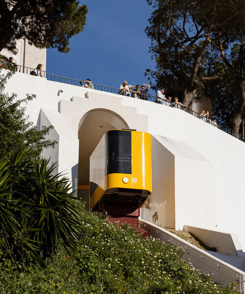 atelier bugio adapts graça funicular railway to lisbon's hilly terrain