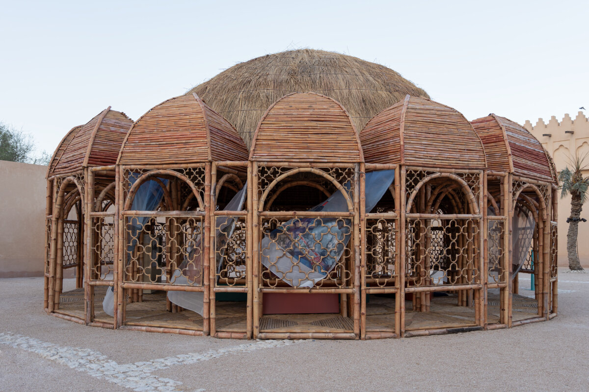 qatar opens permanent national pavilion at the venice biennale with yasmeen lari installation