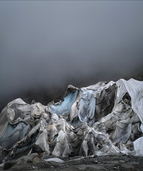 thomas wrede's photography series captures fragile glacier landscapes