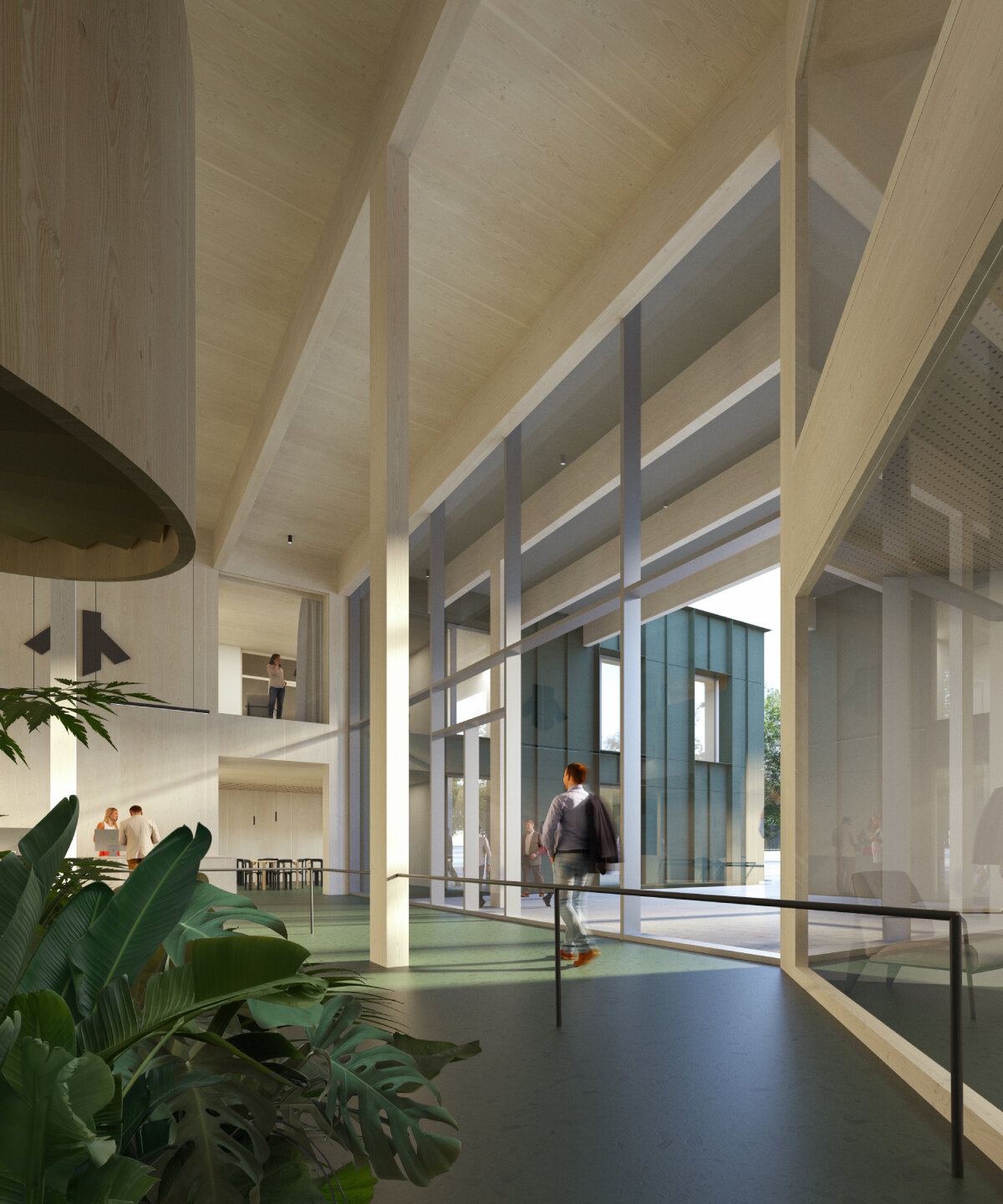 CHYBIK + KRISTOF's 'forestry in the forest' to be czech republic's largest timber structure
