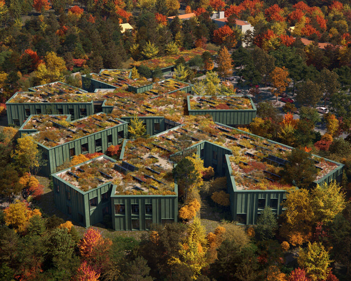 CHYBIK + KRISTOF's 'forestry in the forest' to be czech republic's largest timber structure