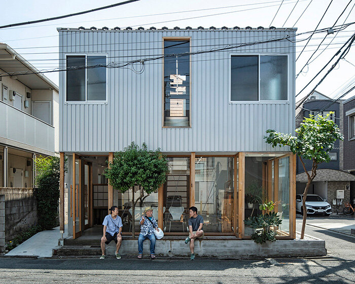 community-driven tokyo office by note architects adopts traditional japanese elements
