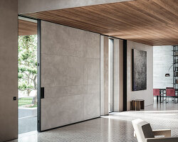 oikos venezia's vela opens the door to an era of fully electronic entrance architecture