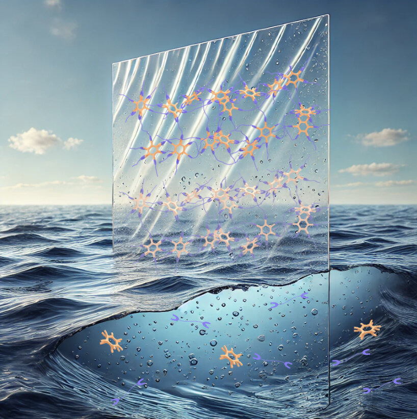 recyclable plastic dissolves sea