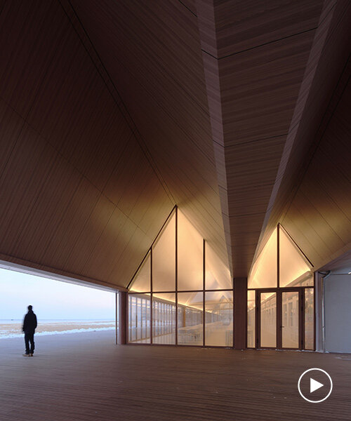 TAO builds 'tide's echo hall' as a cultural beacon on the edge of the yellow sea