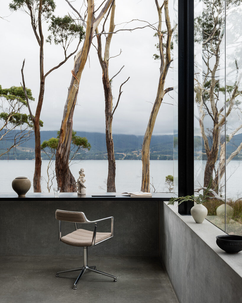 vipp brings danish design to tasmanian wilderness with brutalist guesthouse