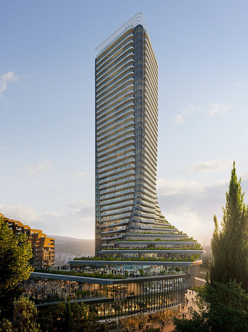 Tower Cityzen bertingkat oleh Zaha Hadid Architects akan meningkat di Tbilisi, Georgia