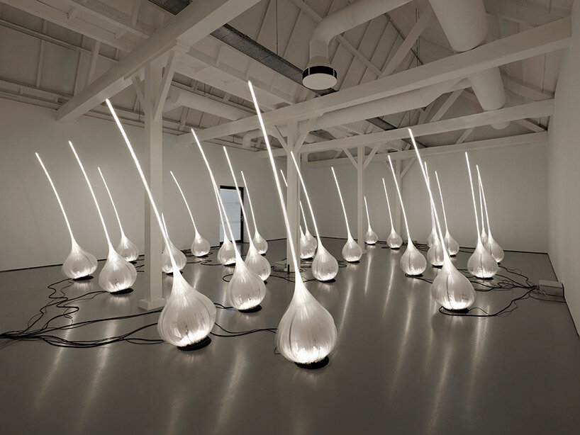 DRIFT discusses luminous, softly swaying installation for AUDI at milan design week