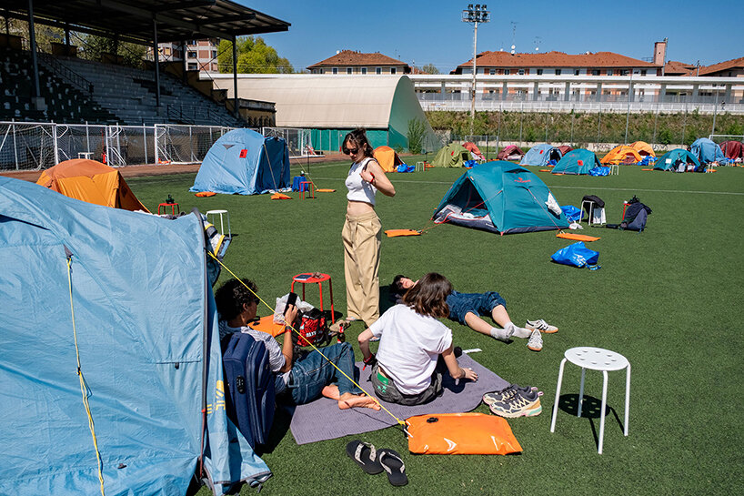 IED sets up urban glitch camp turning milan design week into a global campus for students