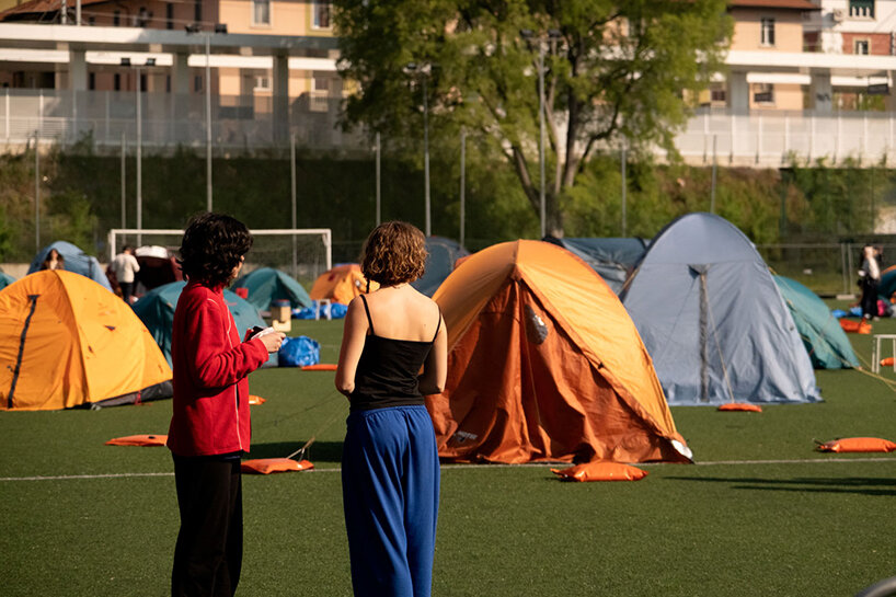 IED sets up urban glitch camp turning milan design week into a global campus for students