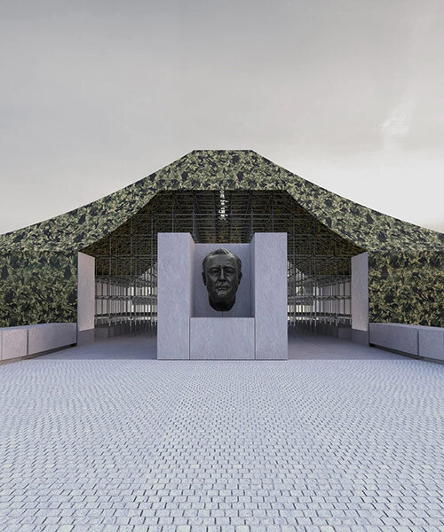 ai weiwei to wrap roosevelt island’s modernist landscape in camouflage installation