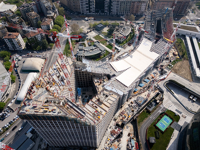 BIG reaches final phase of 'citywave', marking milestone for milan’s largest solar roof