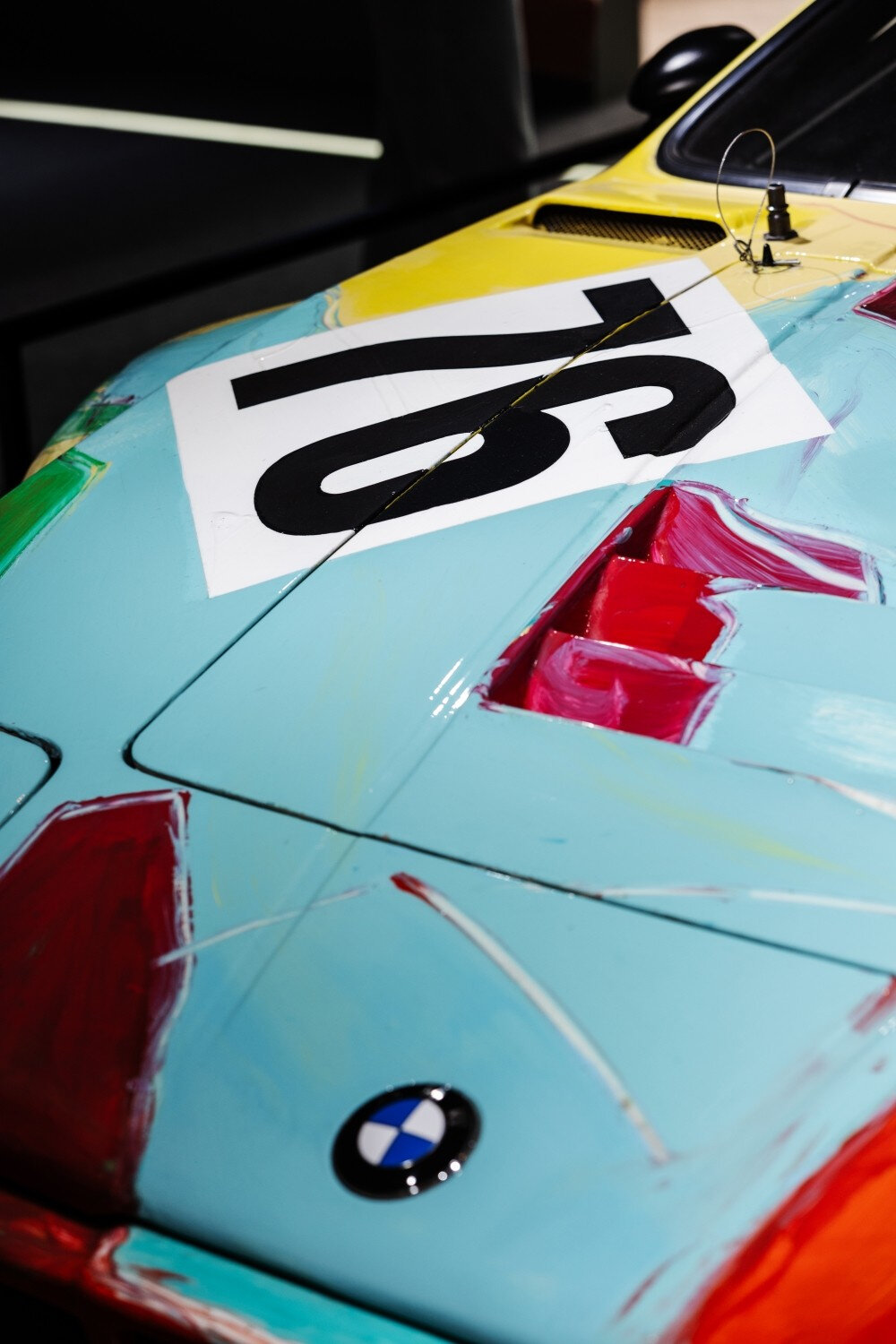 BMW’s art car world tour stops at art dubai with andy warhol’s vivid M1