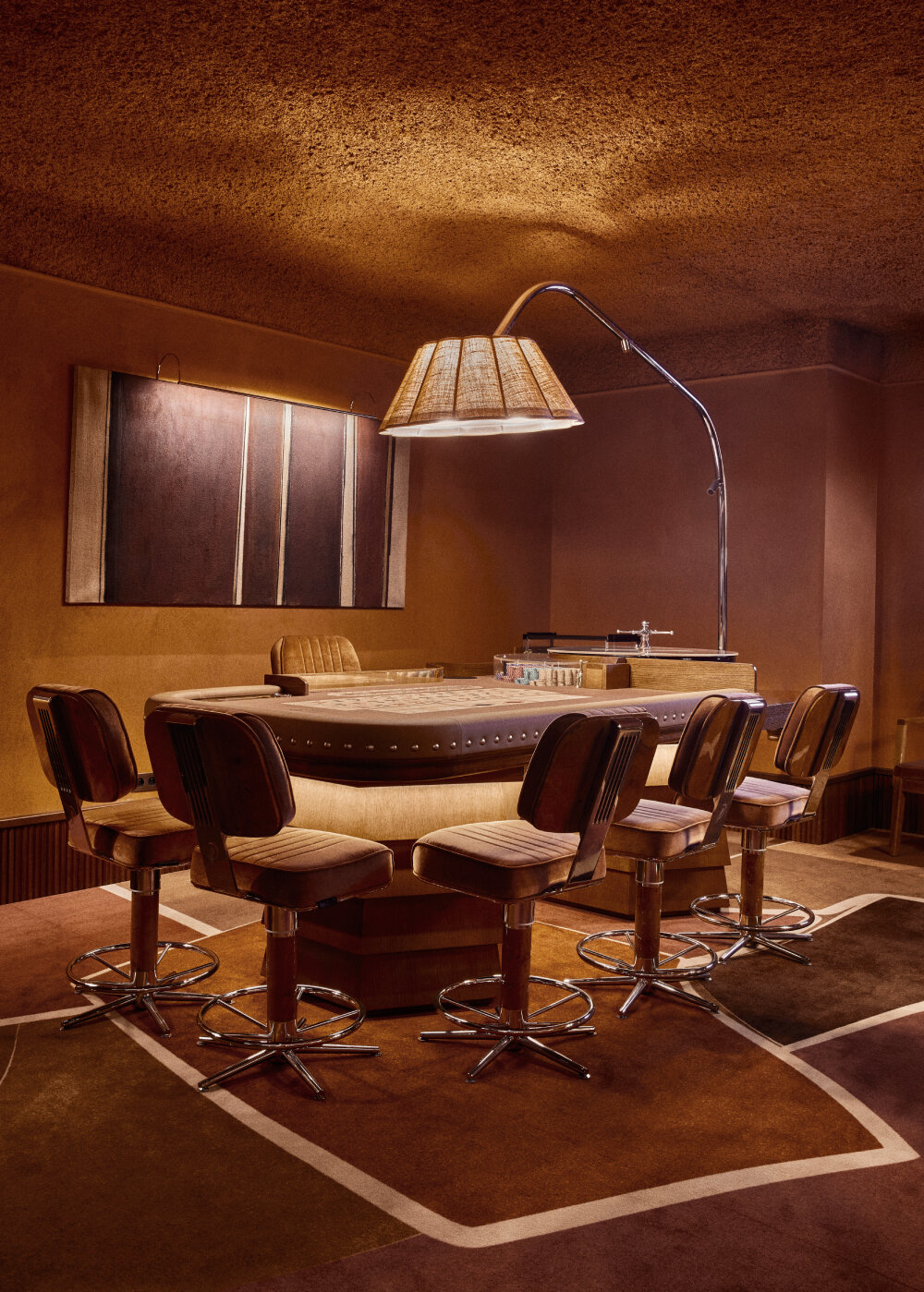 caprini & pellerin's revitalized casino royal palm in cannes embraces mediterranean art deco