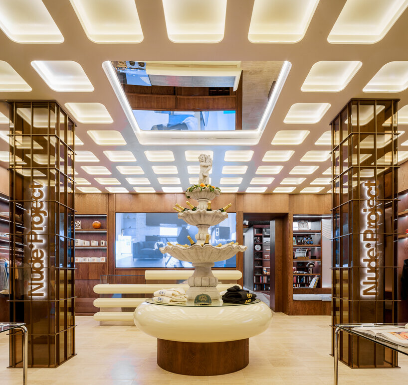 el departamento turns nude project's madrid flagship into a hollywood-style 'open mansion'