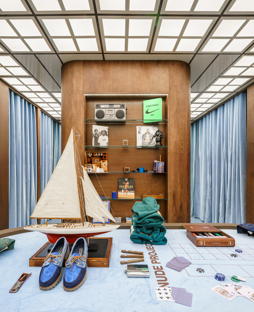 el departamento turns nude project's madrid flagship into a hollywood-style 'open mansion'