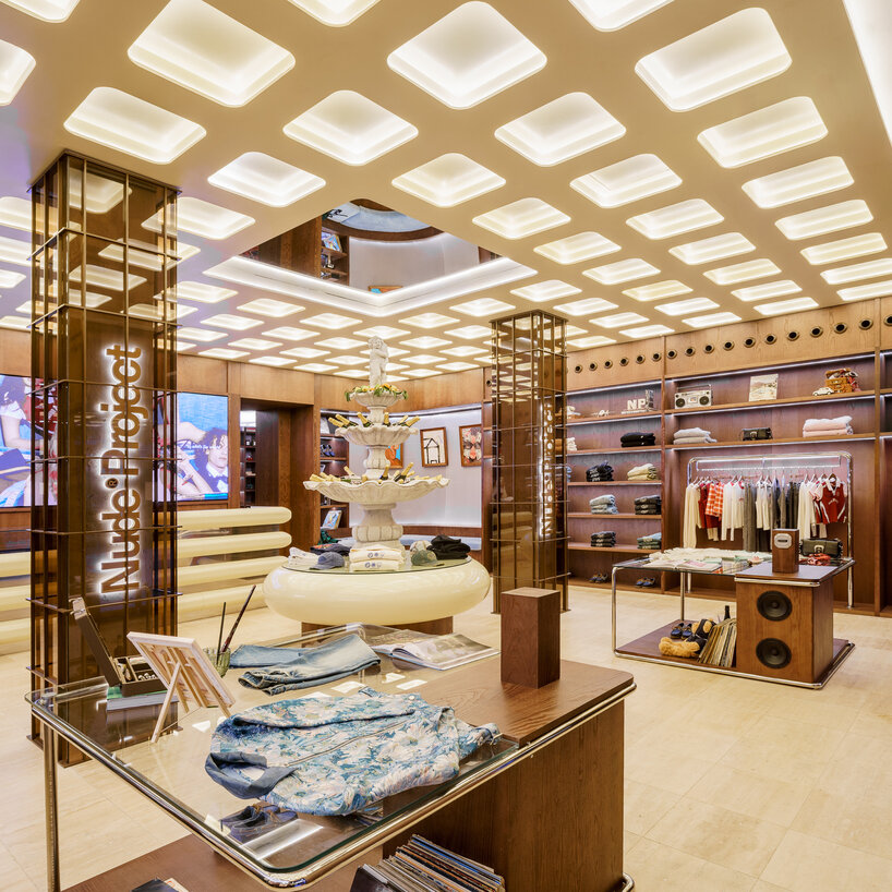 el departamento turns nude project's madrid flagship into a hollywood-style 'open mansion'