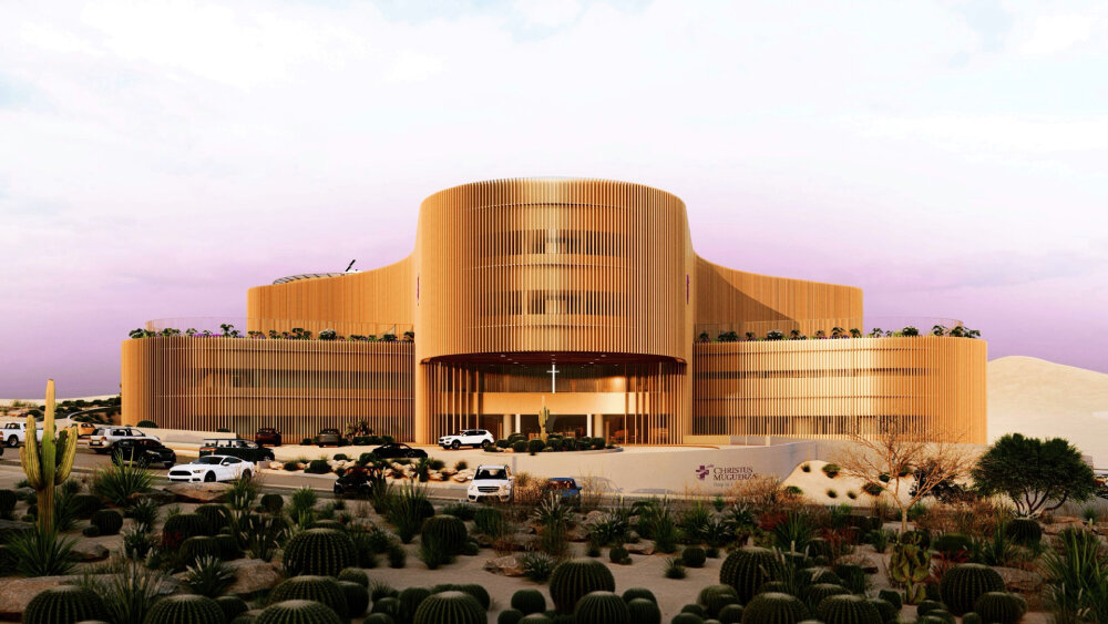 construction begins on fernando romero's radial, twisted hospital in los cabos, mexico