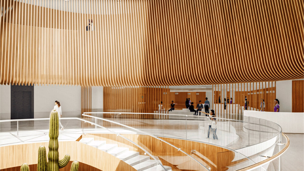 construction begins on fernando romero's radial, twisted hospital in los cabos, mexico