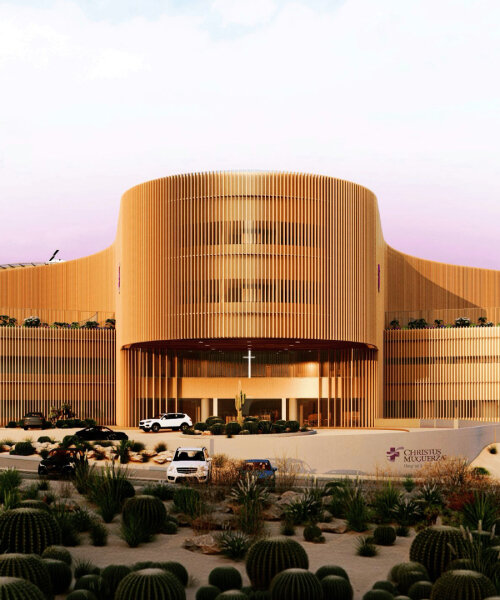 construction begins on fernando romero's radial, twisted hospital in los cabos, mexico