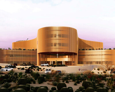 construction begins on fernando romero's radial, twisted hospital in los cabos, mexico