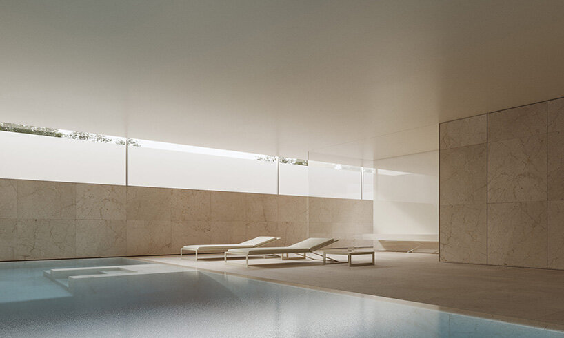 flowing three-story villa by fran silvestre glides across the southern spanish landscape